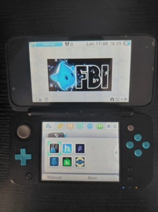 Nintendo New 2DS XL Negra y Azul