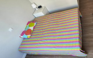 Sofá-cama 150cm beige