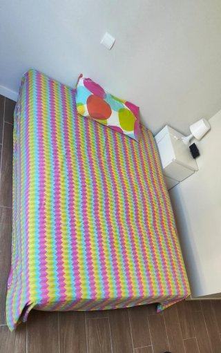 Sofá-cama 150cm beige