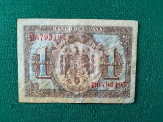 Billete 1 Peseta Banco de España 1940