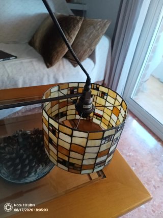 Lámpara colgante cristal Tiffany