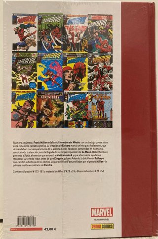 Marvel comicsz Daredevil de Miller y Janson