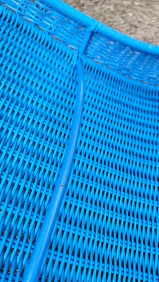 Sillón bajo PS Sävö Ikea vintage azul