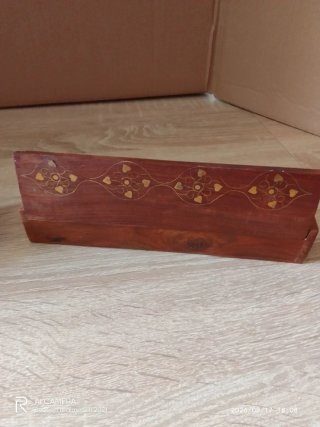 2 Cajas Madera Antiguas Decoradas