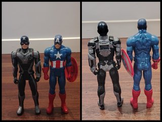 2 Figuras Capitán América 30cm