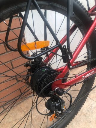 Bicicleta Eléctrica E-Motorad T-Rex Roja