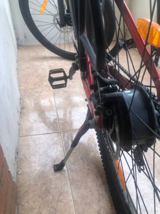 Bicicleta Eléctrica E-Motorad T-Rex Roja