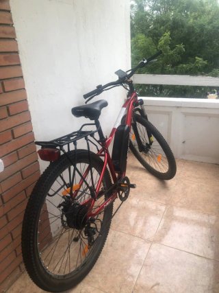 Bicicleta Eléctrica E-Motorad T-Rex Roja