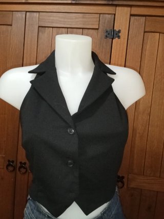 Top Halter Negro Boutique Local
