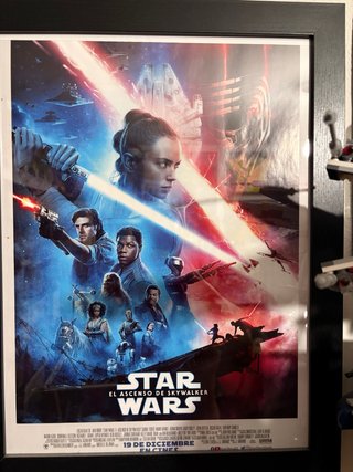 Cartel Star Wars El Ascenso de Skywalker Sin marco
