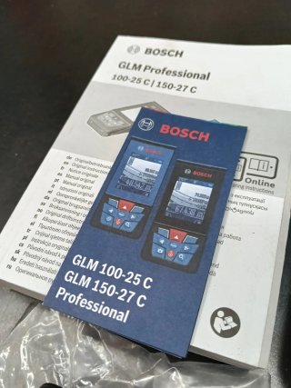 Medidor Láser Bosch GLM 100-25 C nuevo