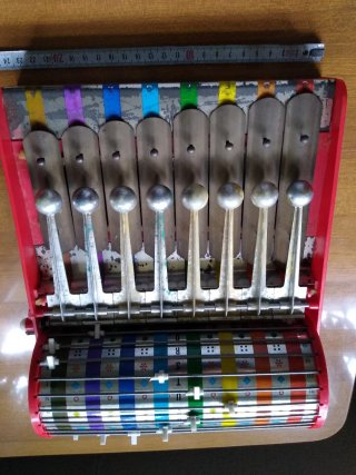 Xilófono infantil con tambor de colores