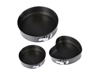 Pack de moldes para tartas círculos y corazón