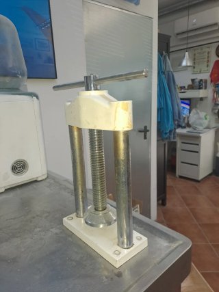 Prensa Dental Manual e Hidráulica