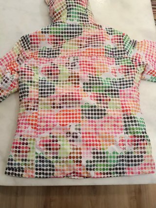 Chaqueta de esquí multicolor