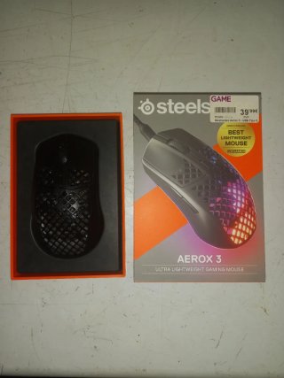 Ratón Gaming SteelSeries Aerox 3 Negro