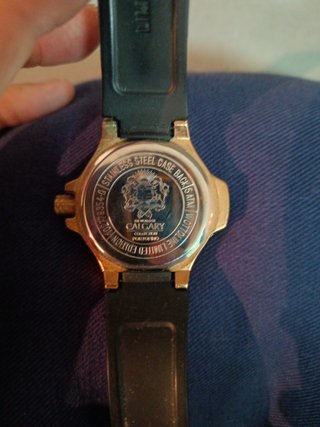 Pack 2 Relojes Calgary Deportivo Morado y Negro