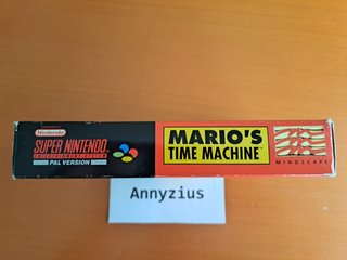 Mario's Time Machine SNES PAL