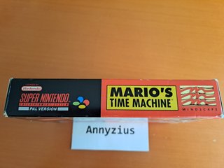 Mario's Time Machine SNES PAL
