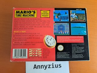 Mario's Time Machine SNES PAL
