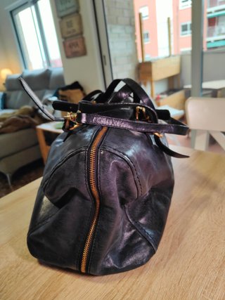 Bolso Bimba y Lola Negro Piel Bovino GM