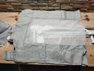 INTERBABY Barrera de cama 150 x 70 cm Abatible