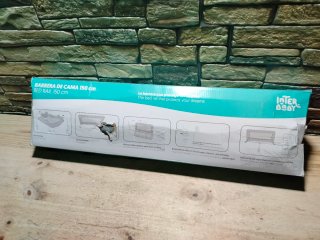 INTERBABY Barrera de cama 150 x 70 cm Abatible