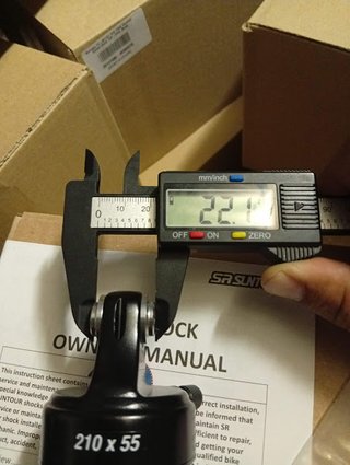 Ammortizzatore Suntour Edge RC 210x55