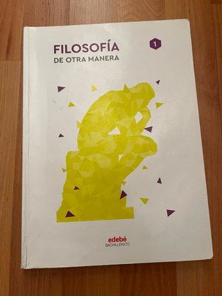 Filosofía 1, primer curso de bachillerato