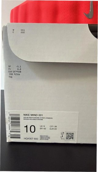 Nike Mind 001 Rojo Solar EU 44 Nuevas