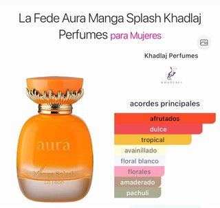 Perfume Aura Manga Splash La Fede Khadlaj