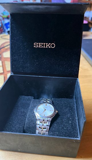Reloj Seiko Extrafino Cristal Zafiro
