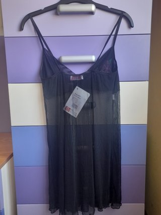 Camisón lencería tirantes y tanga