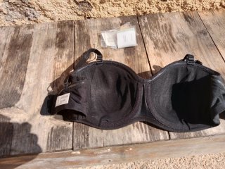 Sujetador strapless negro 90 B