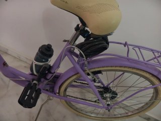 Bicicleta Paseo Morada Cesta