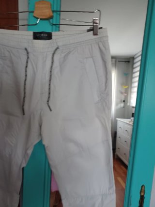 Pantalón casual hombre LITMAN beige Talla M