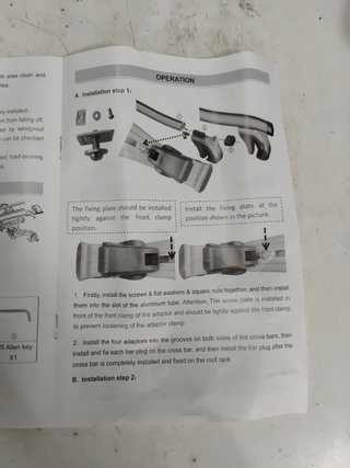 Barras portaequipajes transversales