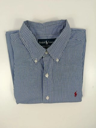 Camisa Ralph Lauren Cuadros Azul Talla L