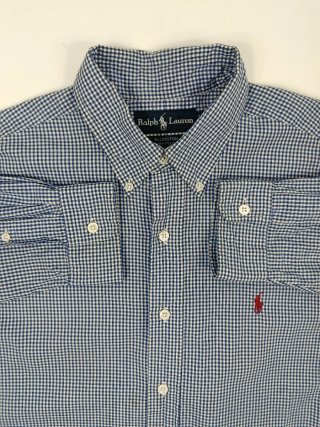 Camisa Ralph Lauren Cuadros Azul Talla L
