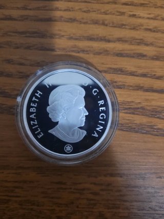 Moneda Plata 4 Dólares Canadá 2007 Gigantes
