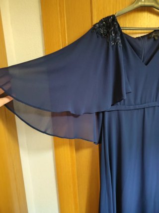 Vestido fiesta azul marino l