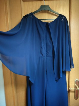 Vestido fiesta azul marino l
