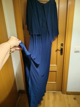 Vestido fiesta azul marino l