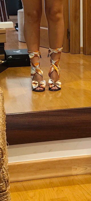 Zapatos Roberto Botella multicor con cintas