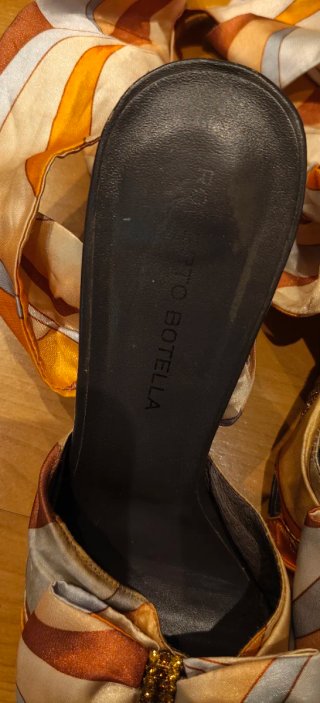Zapatos Roberto Botella multicor con cintas