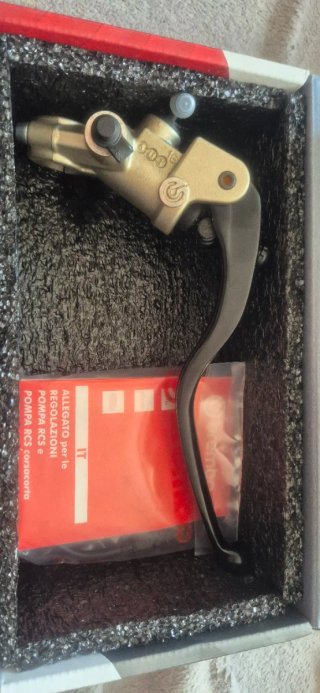 Bomba Freno Brembo RCS 16 Oro/Negro