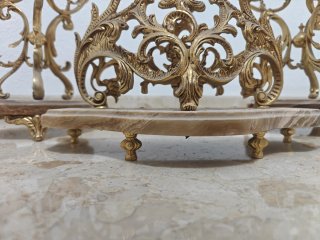Reloj y Candelabros Vintage