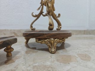 Reloj y Candelabros Vintage