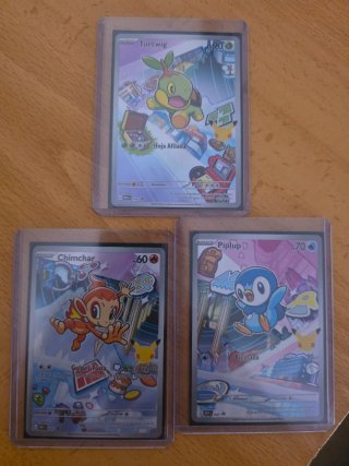 Trío Pokémon TCG Sinnoh Iniciales Serie 1