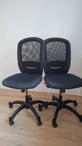 Sillas de estudiante negras (pack 2)